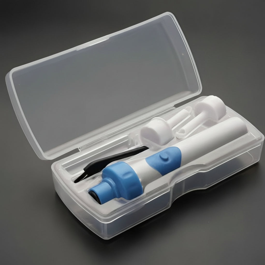 Gentle Ear Wax Remover with Suction and Soft Tips