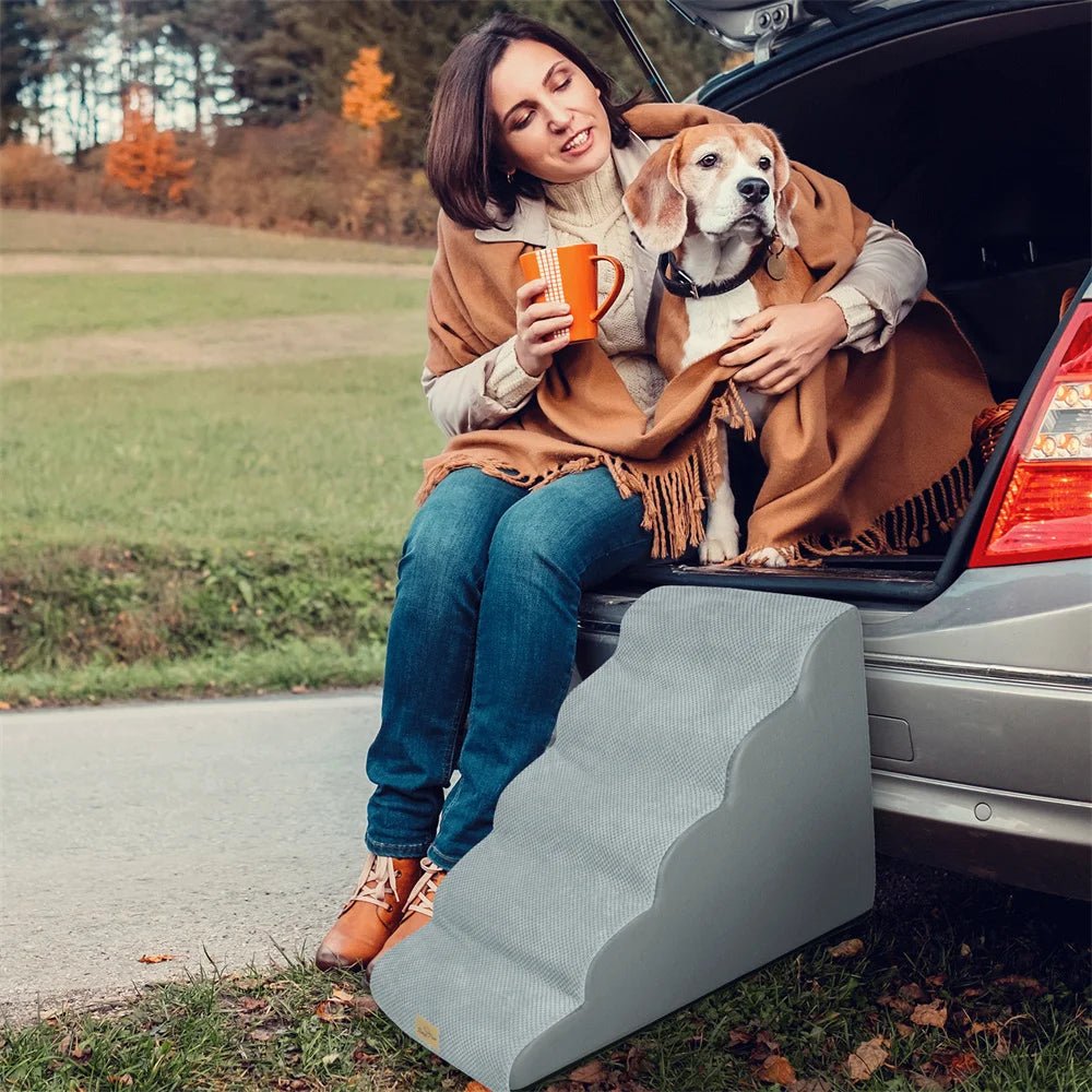 PetSafe Elevation Five-Step Foam Ramp with Removable Cover