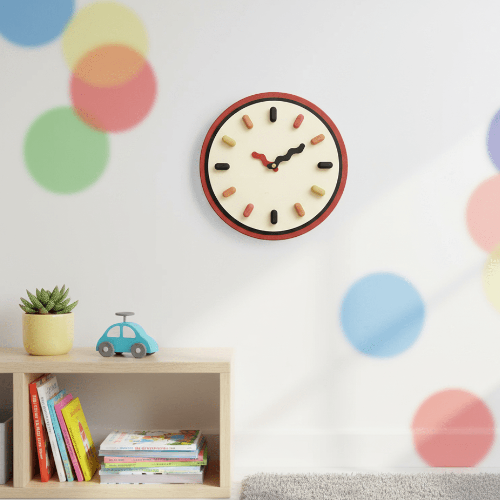 Eco-Friendly 3D Wall Clock with Silent Precision Movement