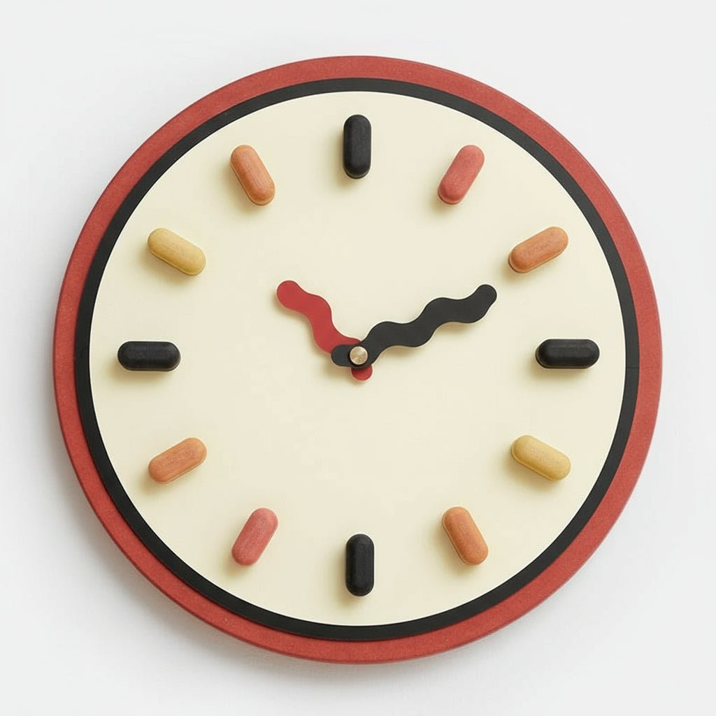 Eco-Friendly 3D Wall Clock with Silent Precision Movement