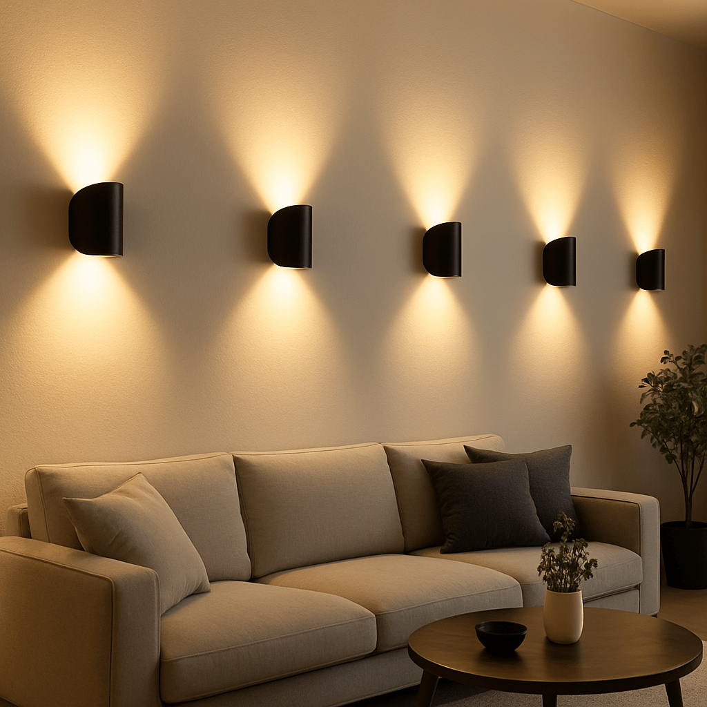 EcoGlow Sleek LED Wall Fixture for Modern Home Illumination