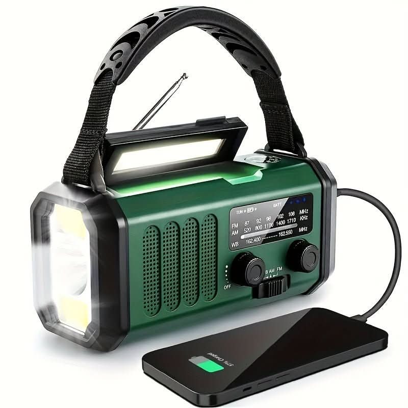 Lifeline Pro Emergency Radio with Flashlight & USB Charger