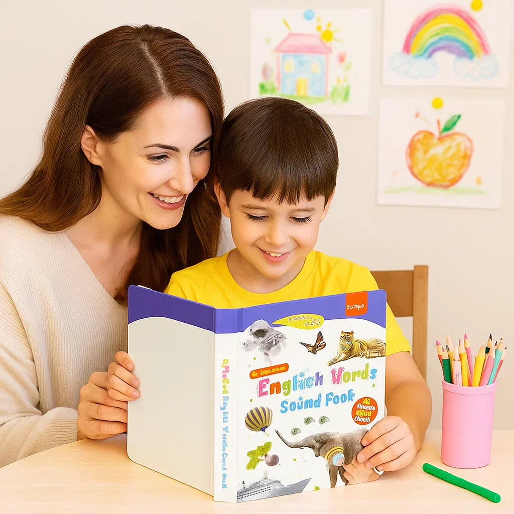 Engaging Interactive English Book for Kids' Language Development