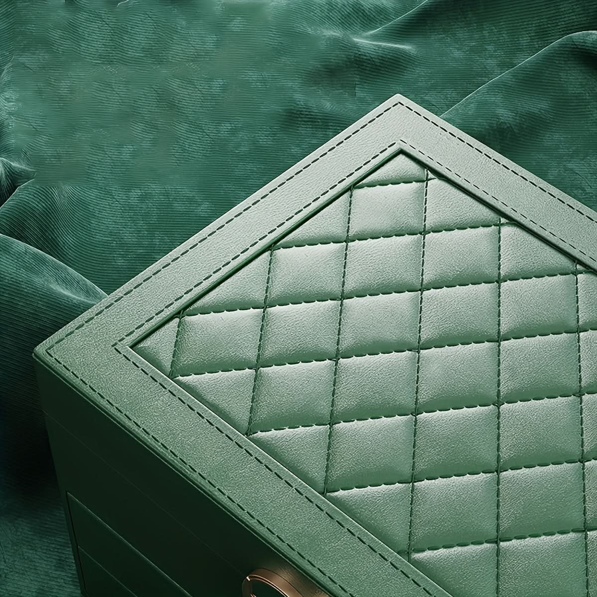Sophisticated Leather Jewelry Organizer for Travel and Home