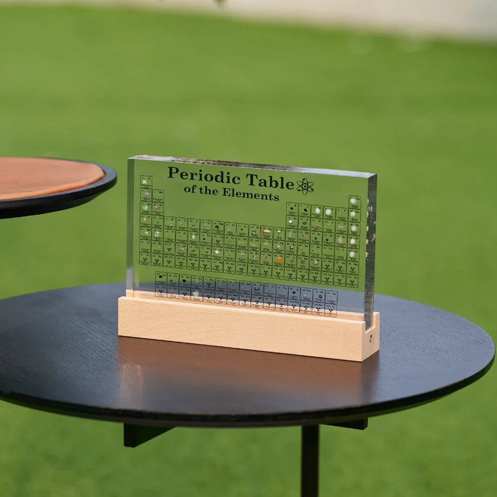 GlowChart Illuminated Periodic Table Featuring 83 Elements