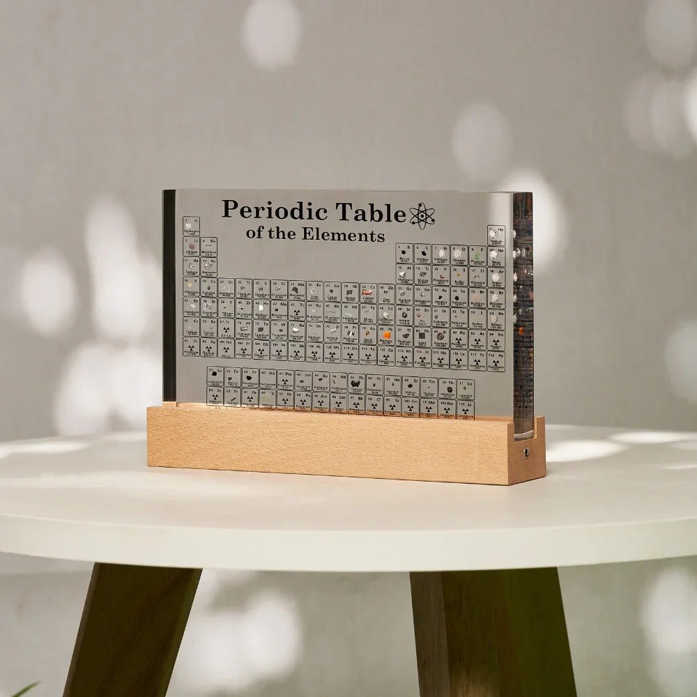 GlowChart Illuminated Periodic Table Featuring 83 Elements