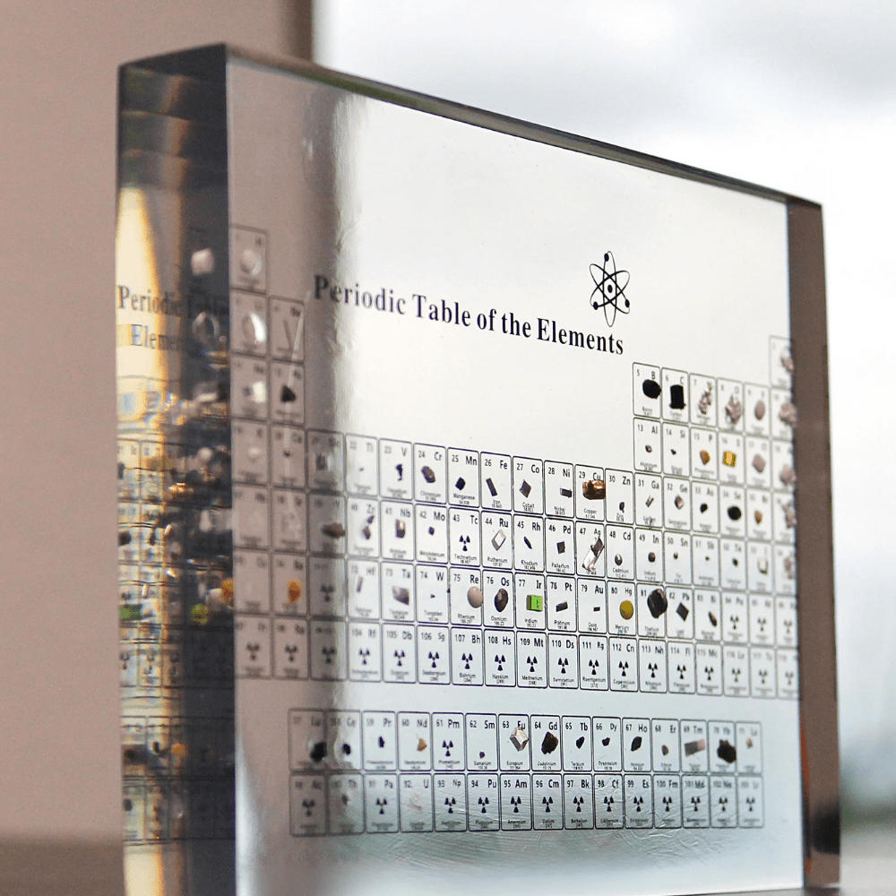 GlowChart Illuminated Periodic Table Featuring 83 Elements