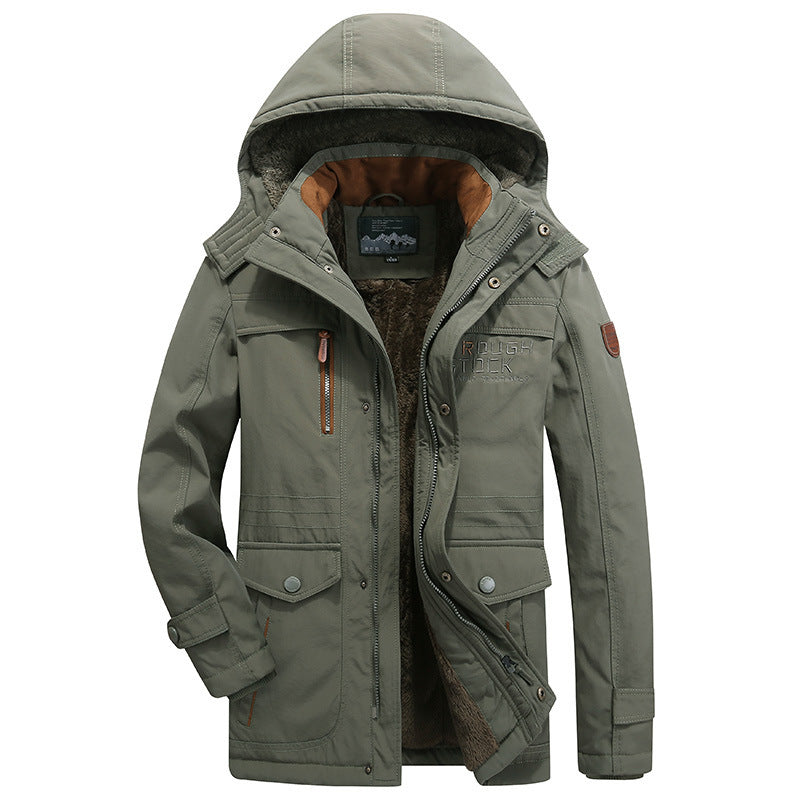 Ultimate Waterproof Hooded Winter Jacket for Men - Large Size