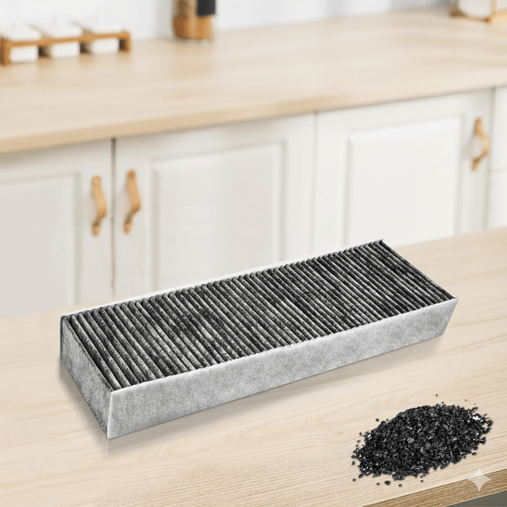 Odor Eliminating Activated Carbon Filter for Kitchen Hoods