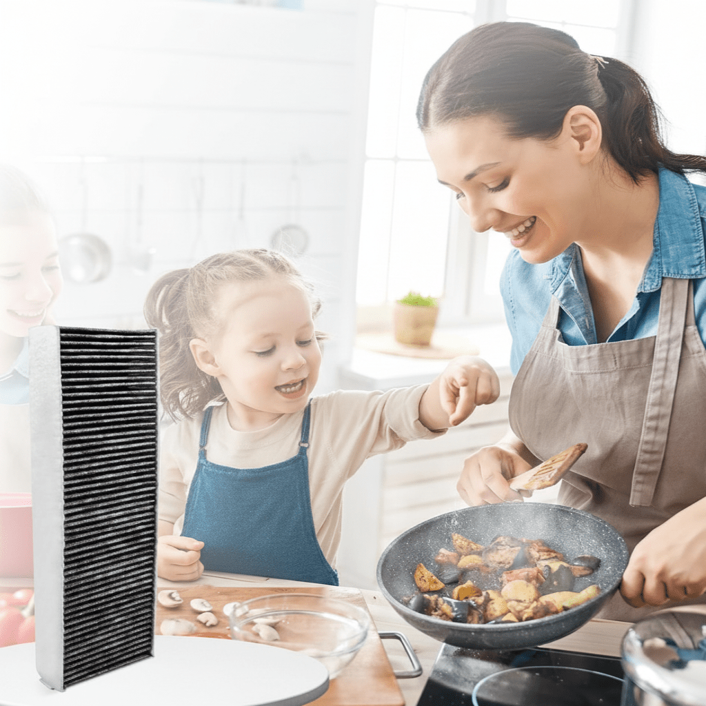 Odor Eliminating Activated Carbon Filter for Kitchen Hoods