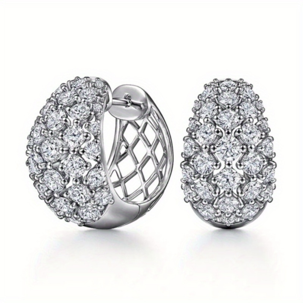 Radiant Crystal Cluster Stud Earrings for Every Occasion