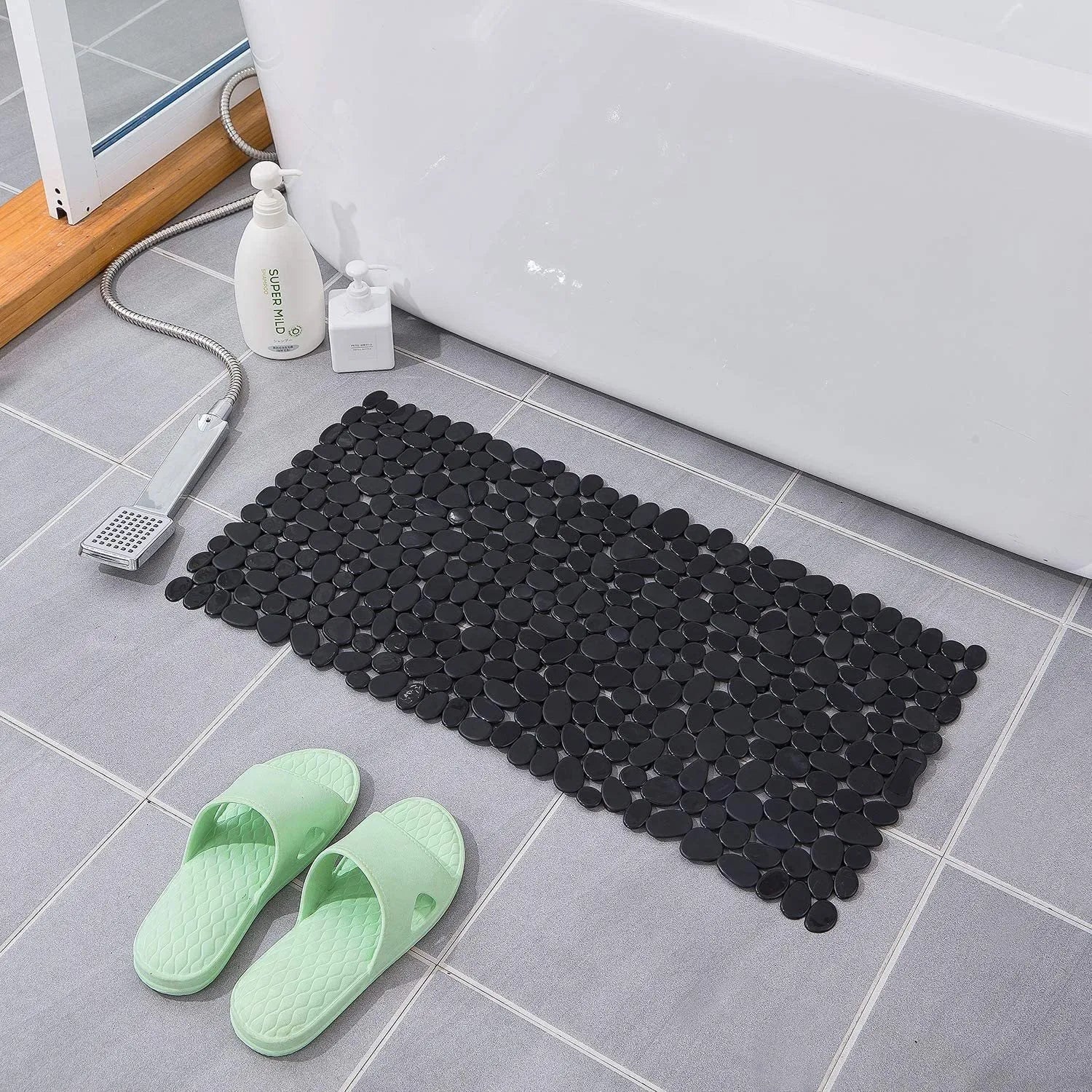 Natural Stone Non-Slip Bath Mat for Ultimate Safety and Comfort