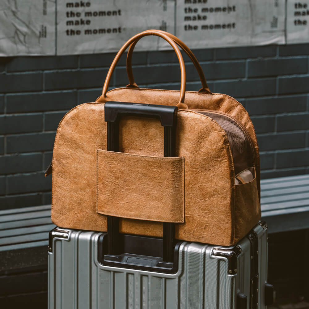 Pet Travel Carrier Bag with Expandable Storage | Safe and Stylish Design
