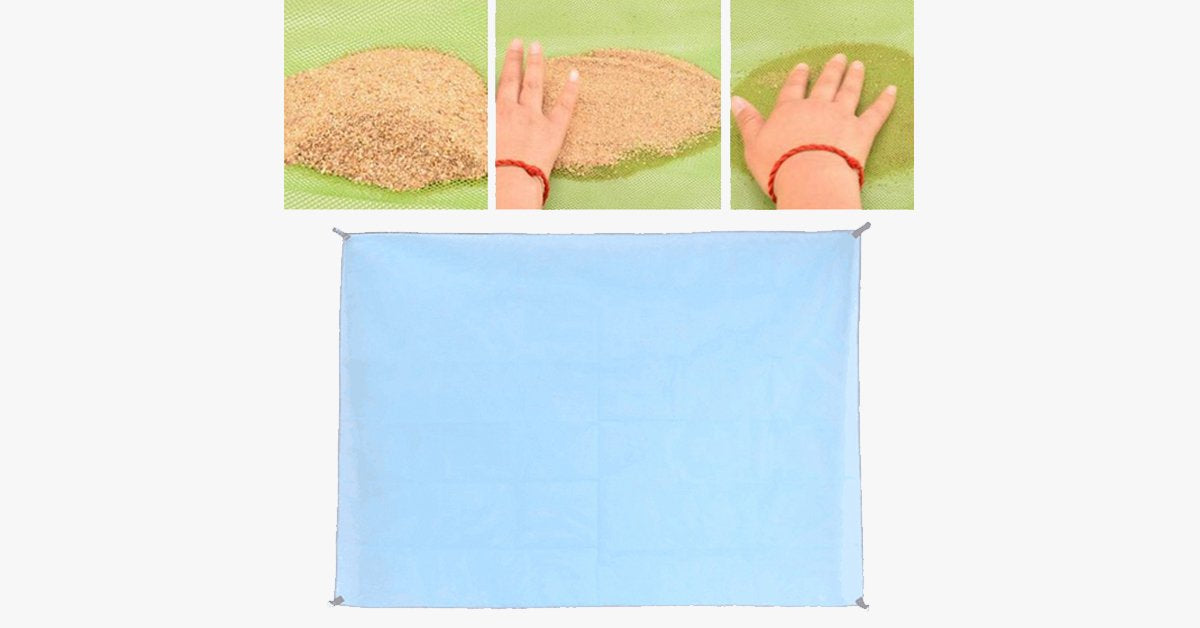 Sand-Free Travel Mat - Lightweight, Durable, Compact for Outdoor Use