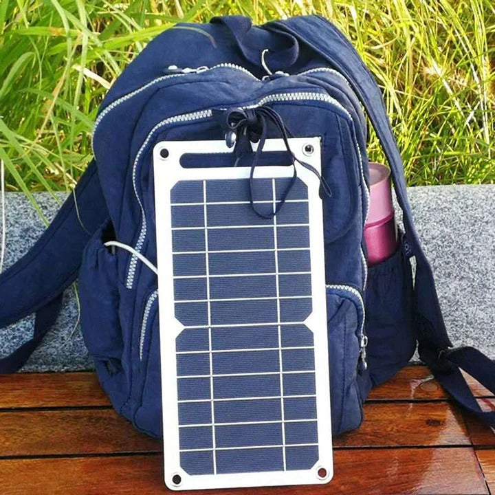Portable Solar Charger for Phones – Waterproof with USB Output for Outdoors