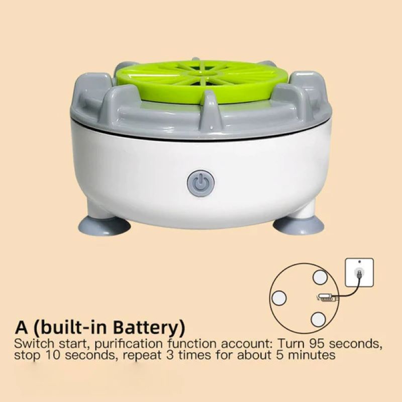 Portable Fruit and Vegetable Washer with Vortex Cleaning Technology