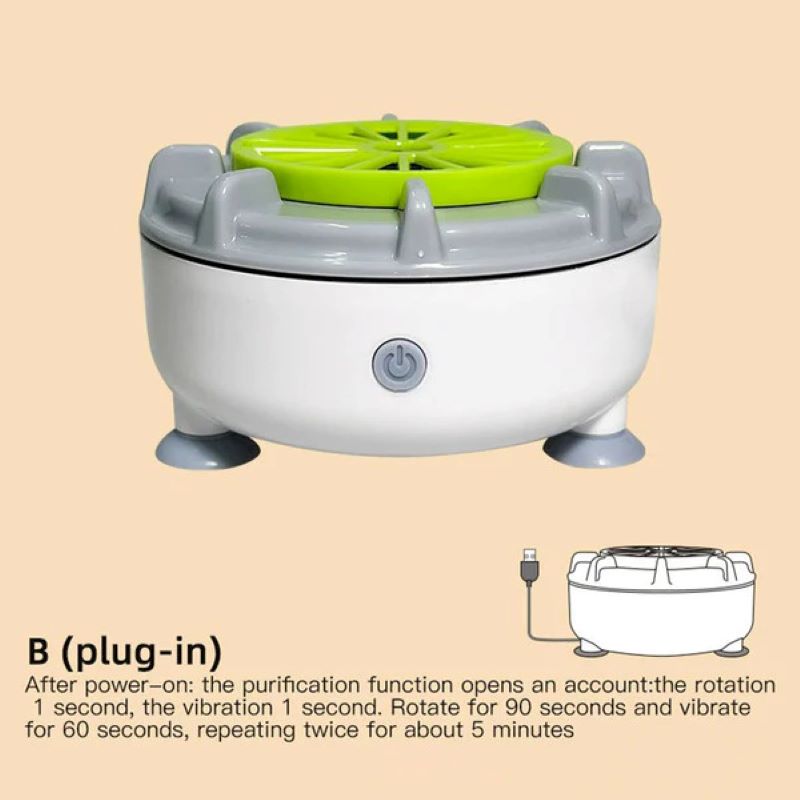 Portable Fruit and Vegetable Washer with Vortex Cleaning Technology