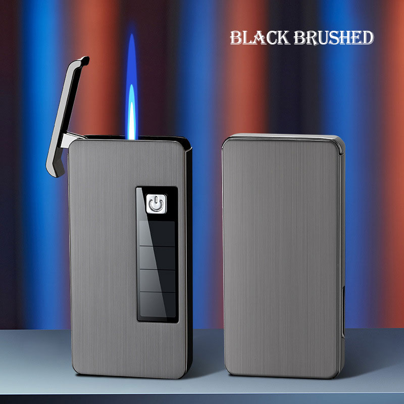 Solar-Powered Jet Lighter with LED Light - Compact for Outdoor Use