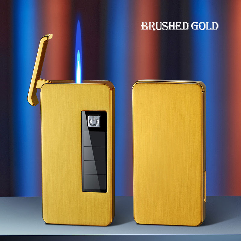 Solar-Powered Jet Lighter with LED Light - Compact for Outdoor Use