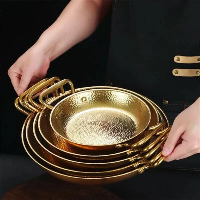 EleganceCraft Hammered Stainless Steel Cooking Pot