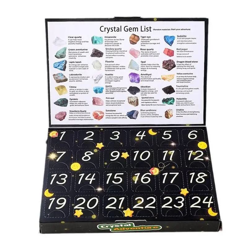 Crystal Discovery Advent Calendar 2025 – 24 Unique Gems