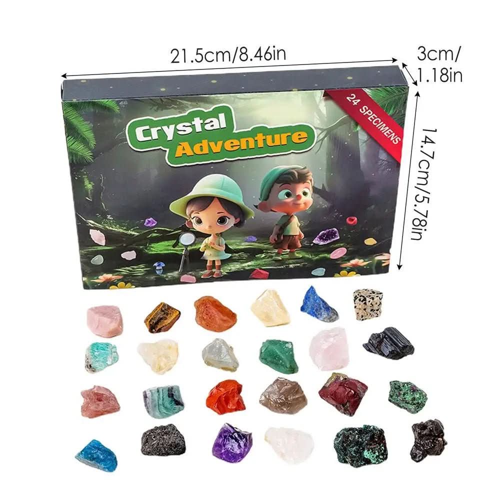 Crystal Discovery Advent Calendar 2025 – 24 Unique Gems