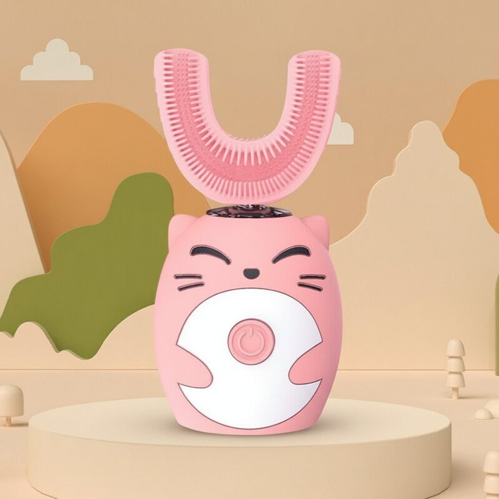 Children's U-Shaped Sonic Silicone Electric Toothbrush