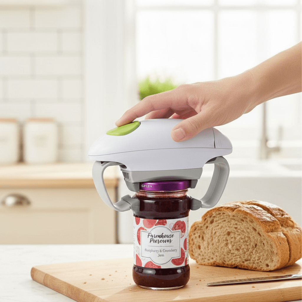Smart Jar and Bottle Opener with User-Friendly Design