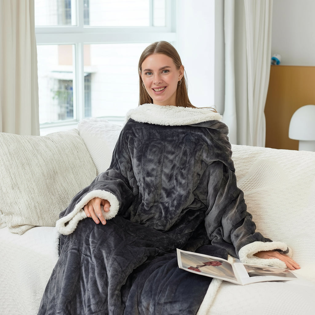 CozyWrap Electric Heated Throw for Adults - Stay Warm Anywhere