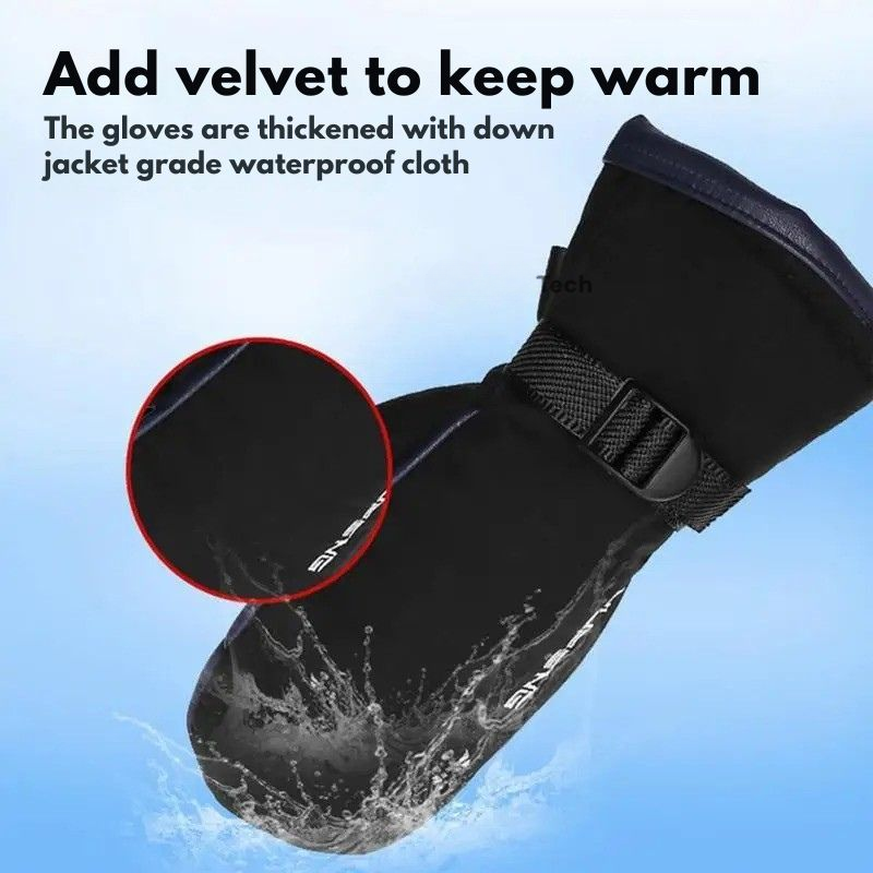 Waterproof Heated Gloves for Men and Women | Dual-Sided Electric Warmers for Winter