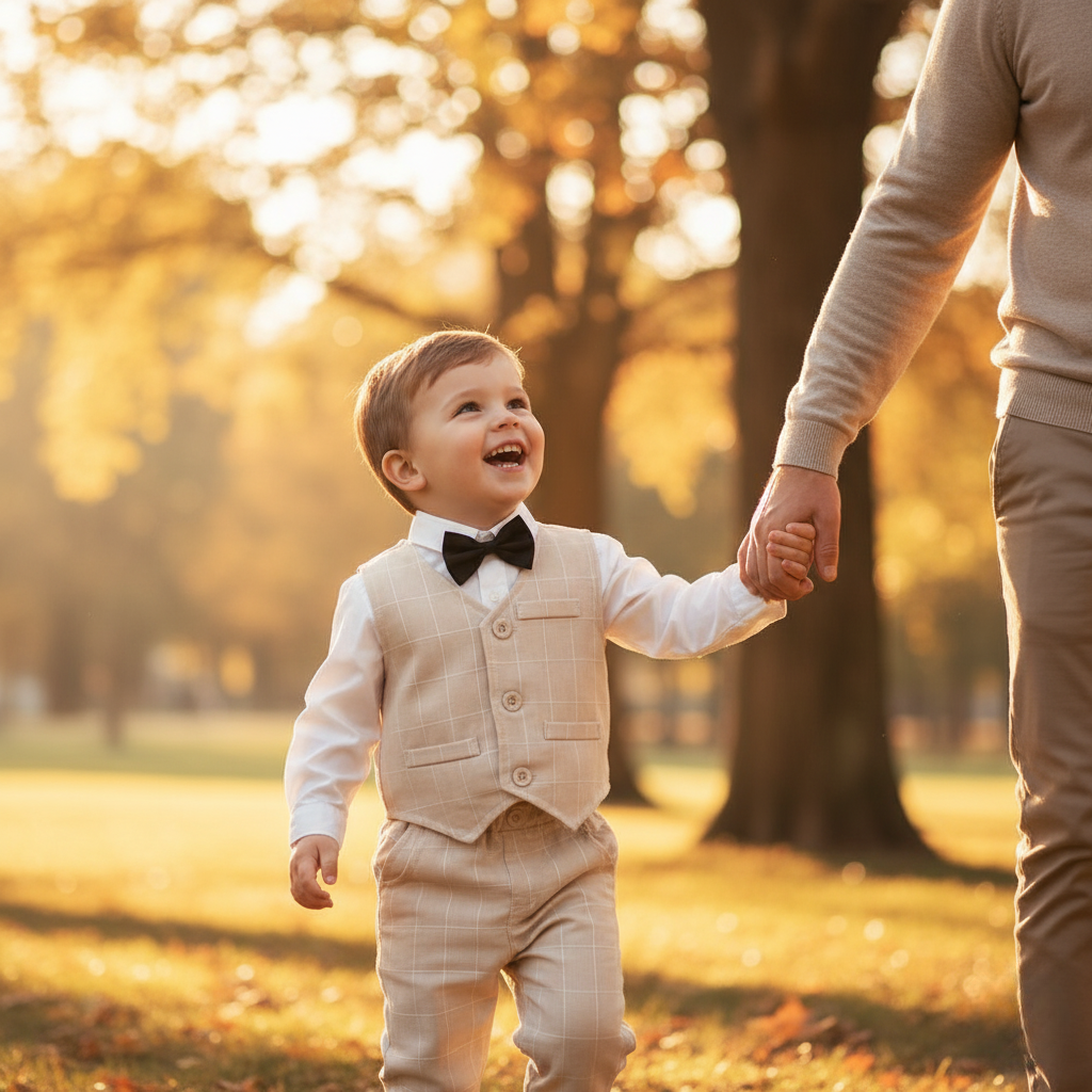 Cotton Suit Set for Boys – Tailored Formal Attire for Special Events