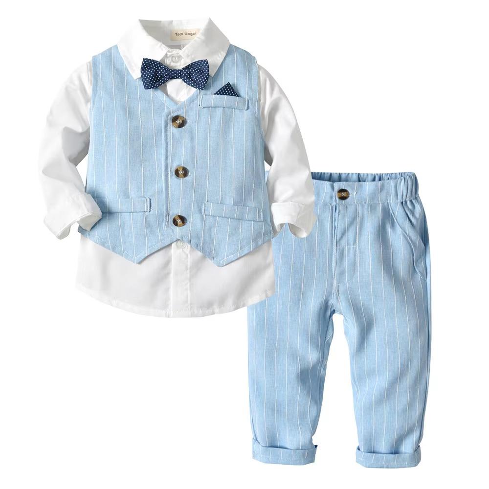 Cotton Suit Set for Boys – Tailored Formal Attire for Special Events