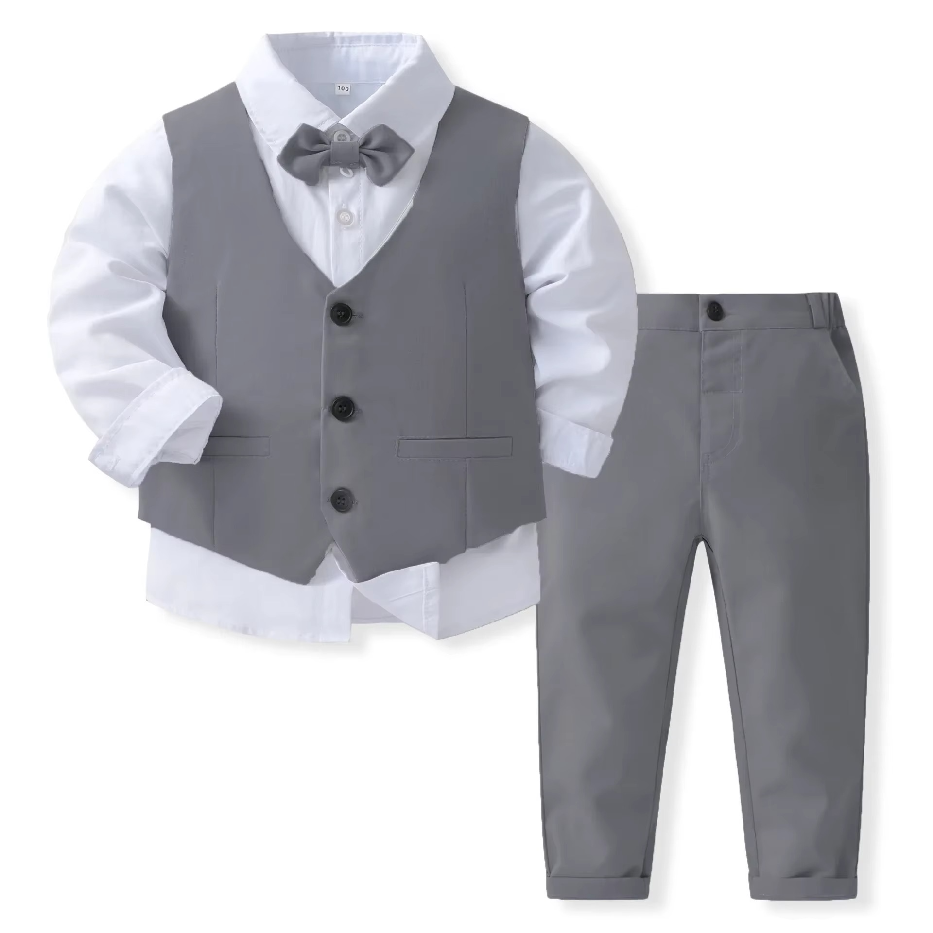 Cotton Suit Set for Boys – Tailored Formal Attire for Special Events