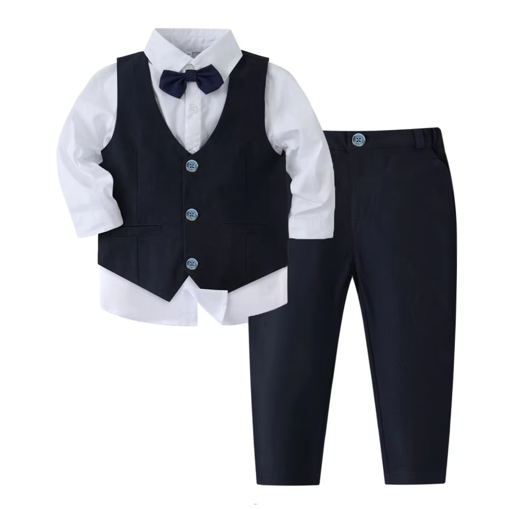 Cotton Suit Set for Boys – Tailored Formal Attire for Special Events