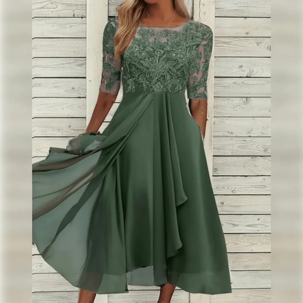 Elegant Chiffon Maxi Gown for Women – Perfect for Any Occasion