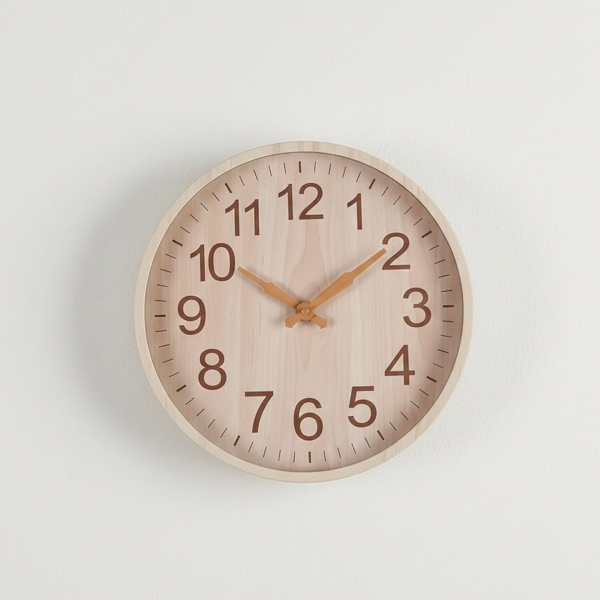 Contemporary Minimalist Quartz Wall Clock - 30 cm Size