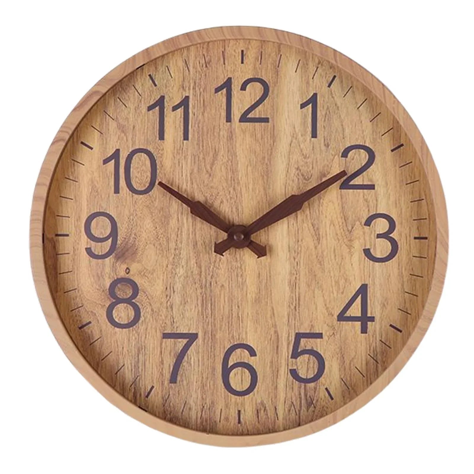 Contemporary Minimalist Quartz Wall Clock - 30 cm Size