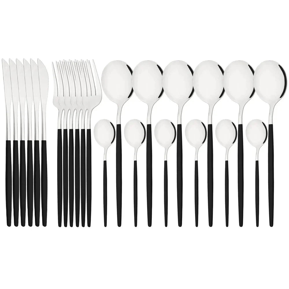 Modern Pink Cutlery Set with Ergonomic Design – Elegant Flatware for All Occasions