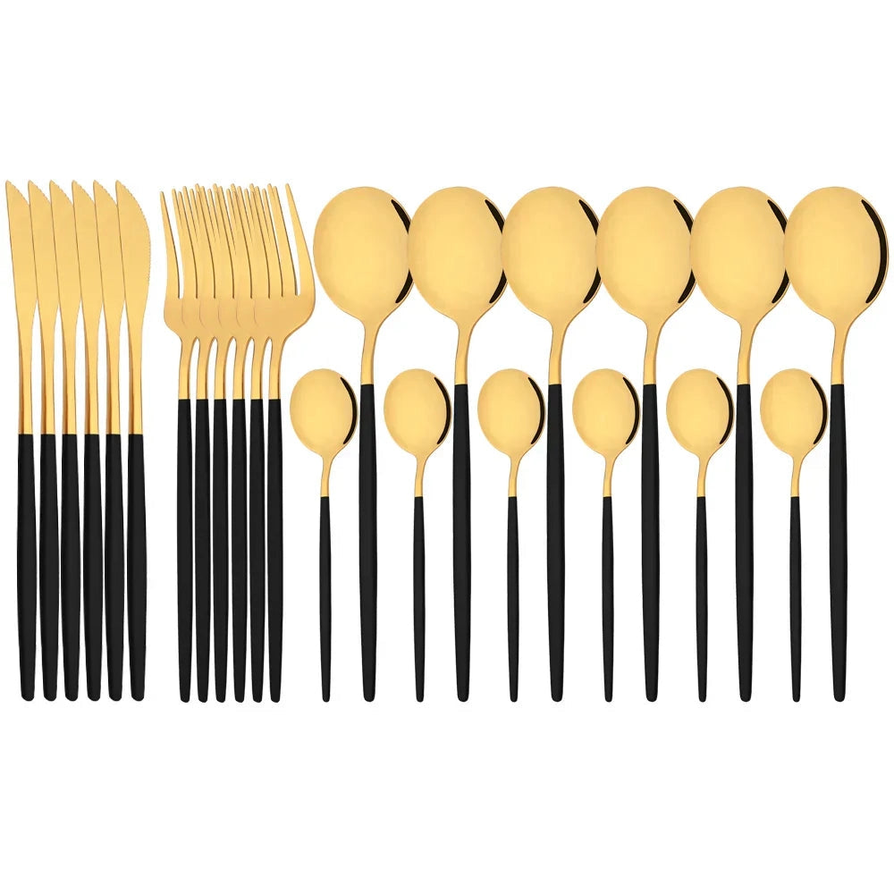 Modern Pink Cutlery Set with Ergonomic Design – Elegant Flatware for All Occasions