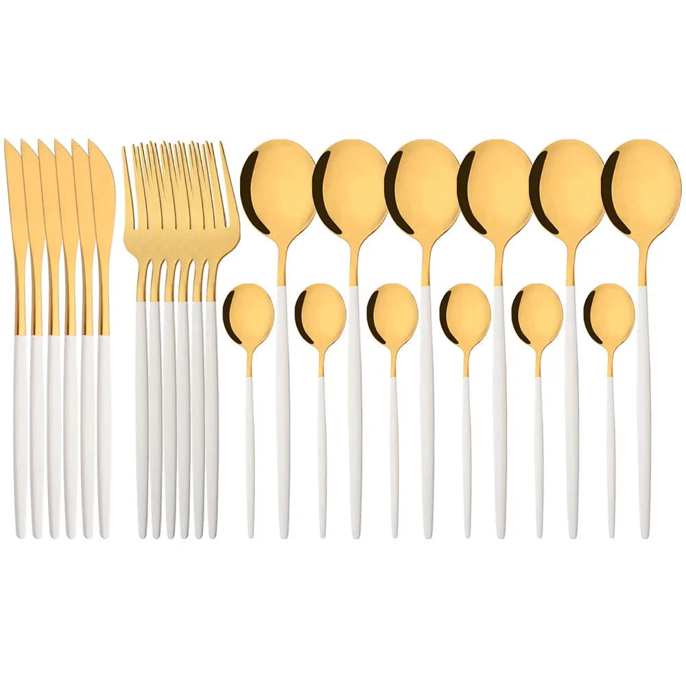 Modern Pink Cutlery Set with Ergonomic Design – Elegant Flatware for All Occasions