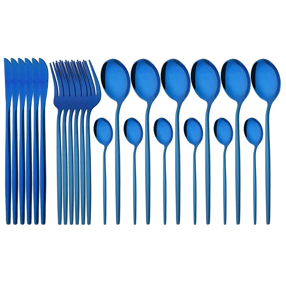 Modern Pink Cutlery Set with Ergonomic Design – Elegant Flatware for All Occasions