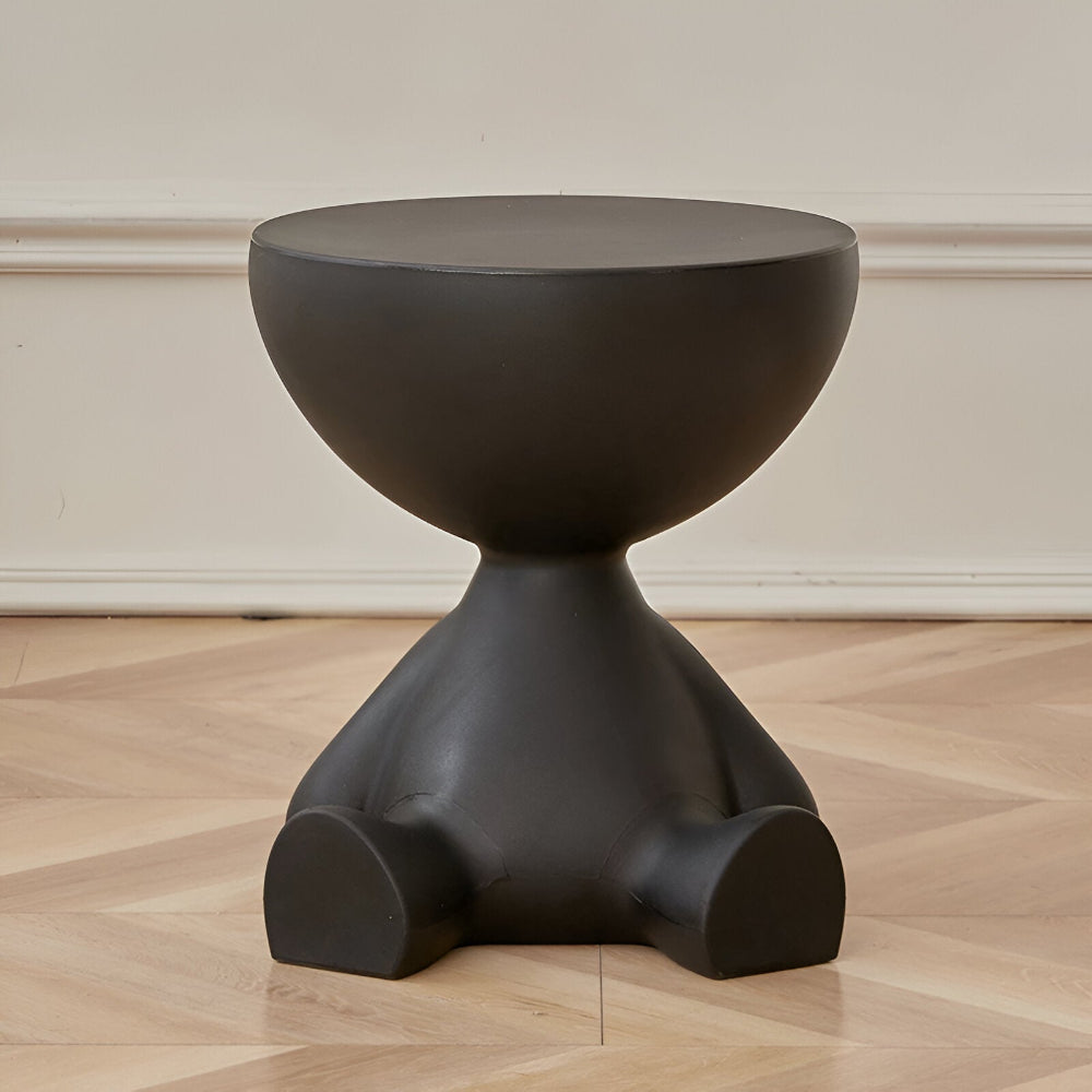 Chic Round Coffee Table with Sleek Side Table for Any Room