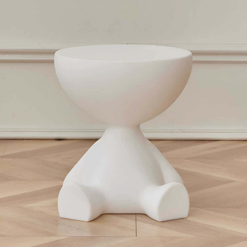 Chic Round Coffee Table with Sleek Side Table for Any Room