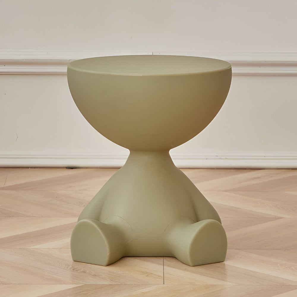 Chic Round Coffee Table with Sleek Side Table for Any Room