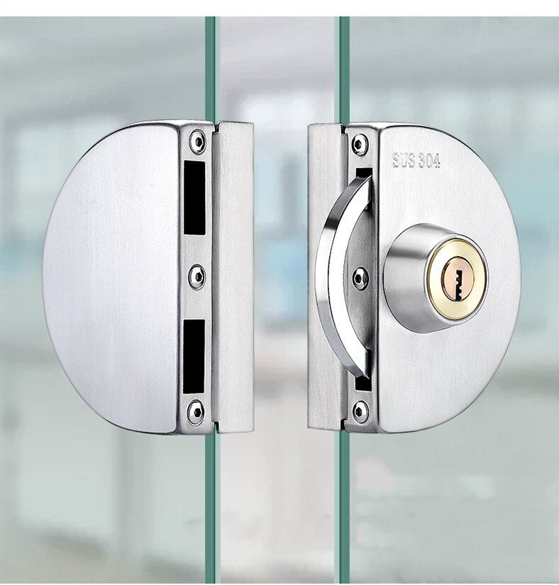 Stainless Steel Sliding Door Lock – Modern Security with Simple Setup