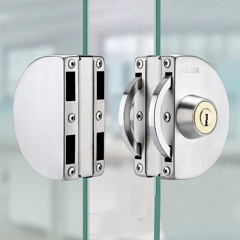 Stainless Steel Sliding Door Lock – Modern Security with Simple Setup