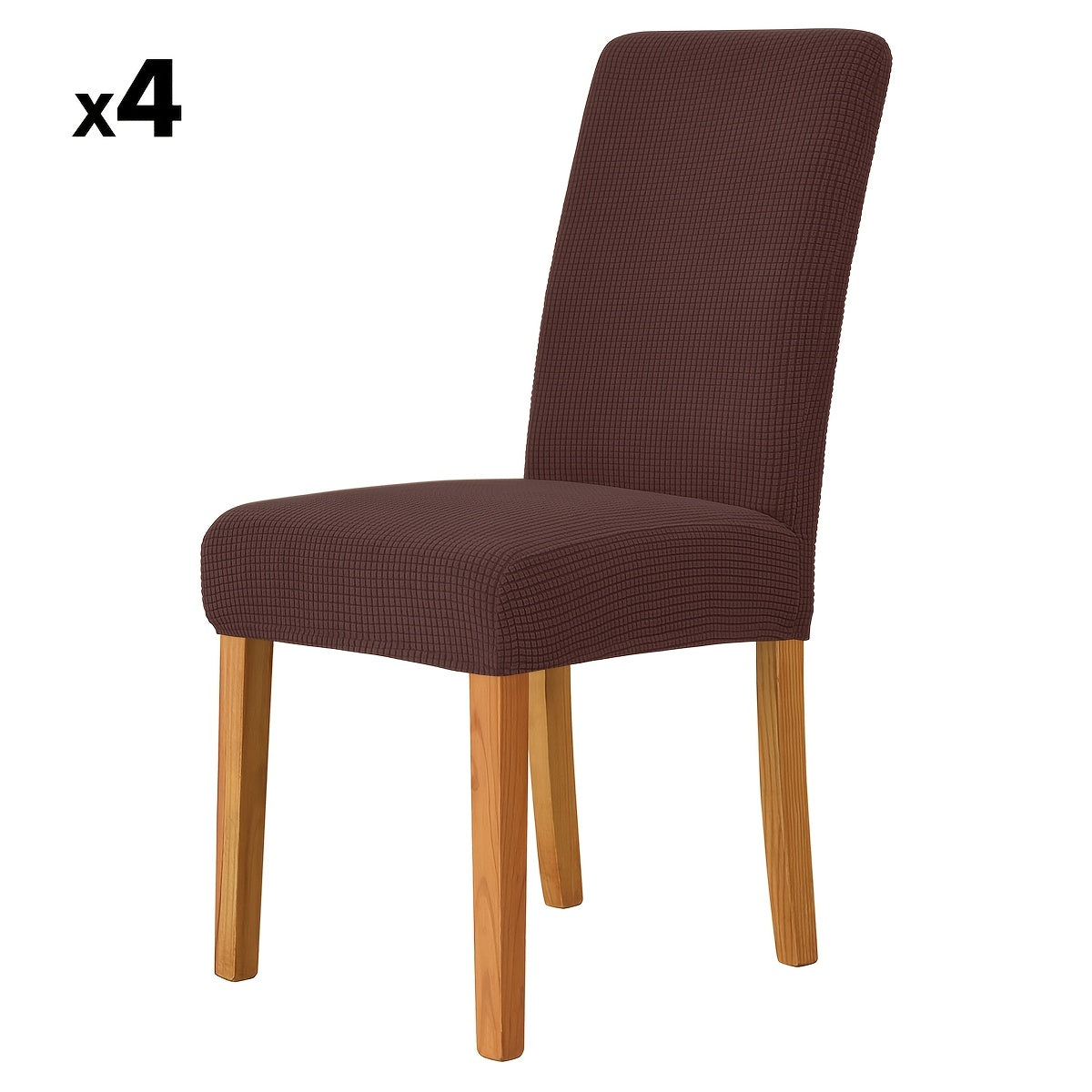 Stretch Fit Velvet Chair Covers for Dining – Elegant Protective Slipcovers