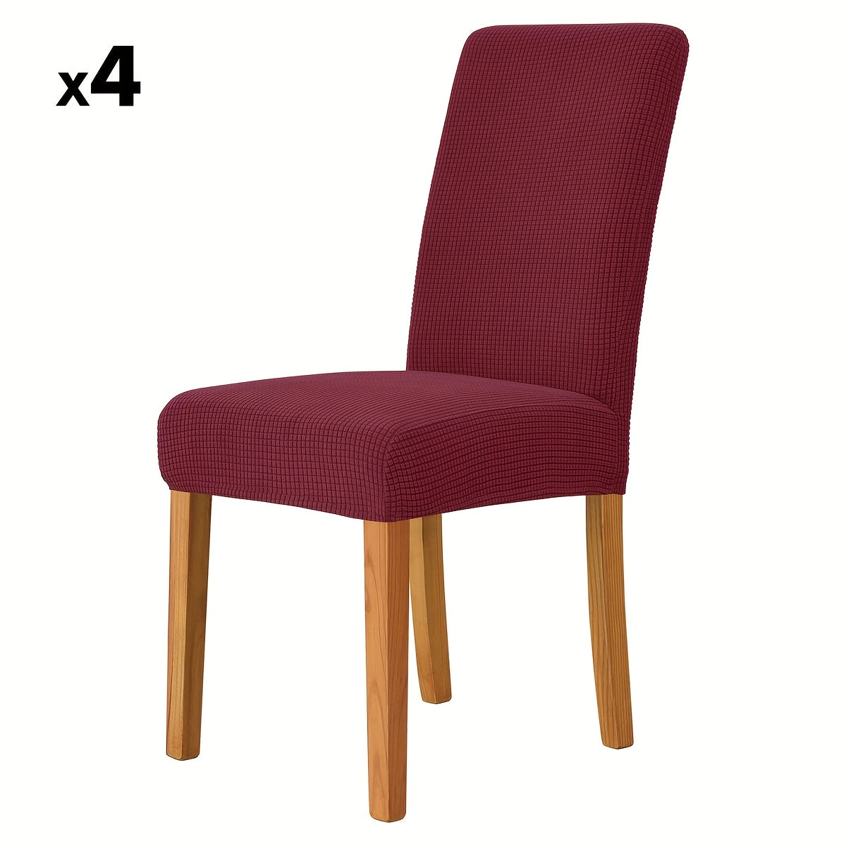 Stretch Fit Velvet Chair Covers for Dining – Elegant Protective Slipcovers