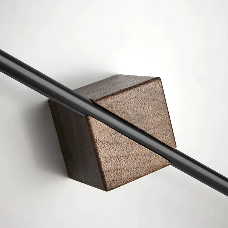 Minimalist Wooden Towel Holder - Space-Saving Rack for Neat Bathrooms