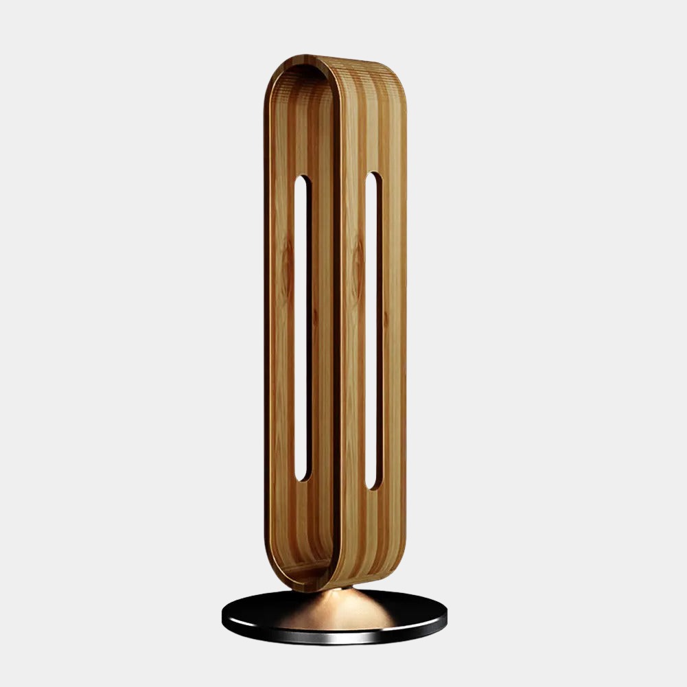 Stylish Wooden Headphone Stand for Desk Organization and Secure Hold